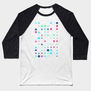 Amazing Geometric Animated Shape Pattern #2 Baseball T-Shirt